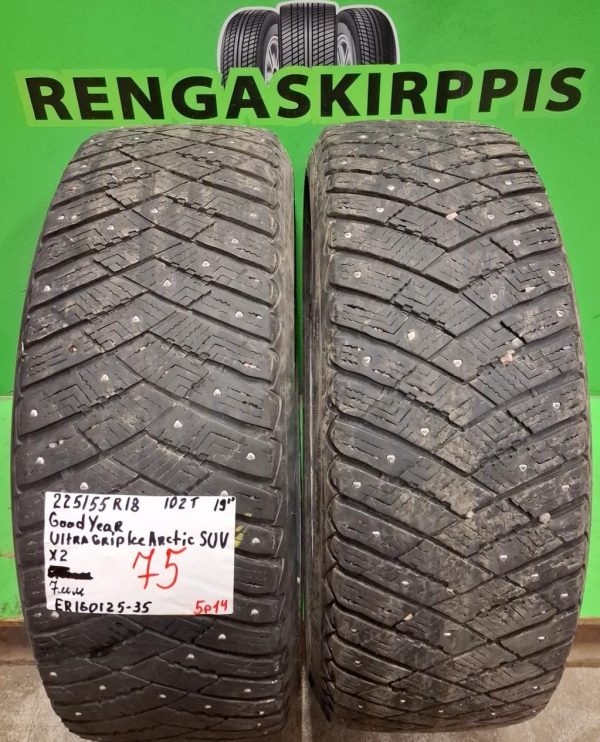 225/55R18 GoodYear UltraGrip Arctic Suv 102T nasta 7mm / 5P14