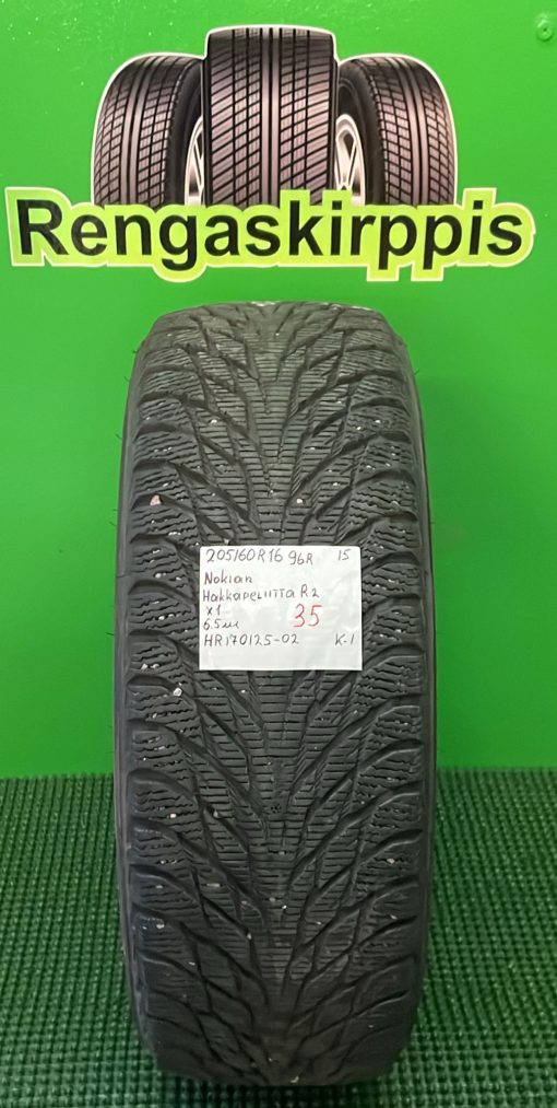 205/60R16 Nokian HKPL R2 96R kitka 6,5mm / 4V51
