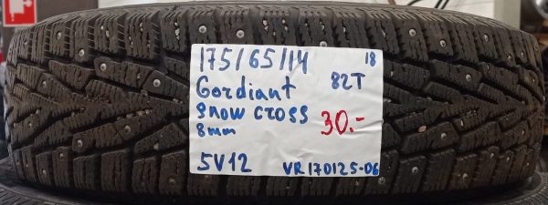 175/65R14 Cordiant Snow Cross 82T nasta 8mm / 5V12