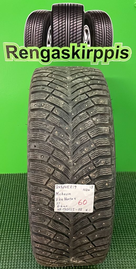 245/45R19 Michelin X-Ice North 4 102H nasta 5-6mm / K1