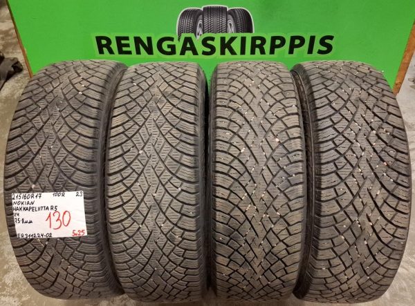 215/60R17 Nokian HKPL R5 100R kitka 7,5-8mm / 5V25