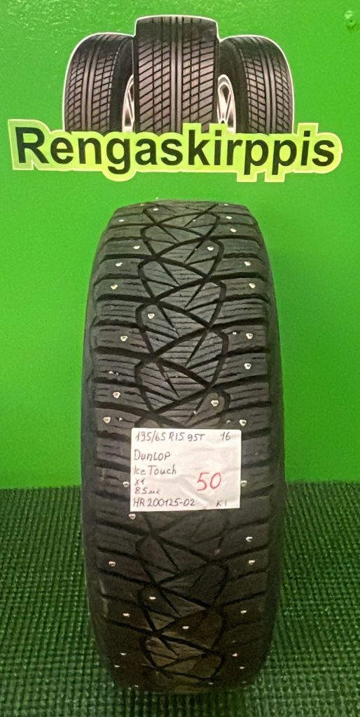 195/65R15 Dunlop Ice Touch 95T nasta 8,5mm / K1