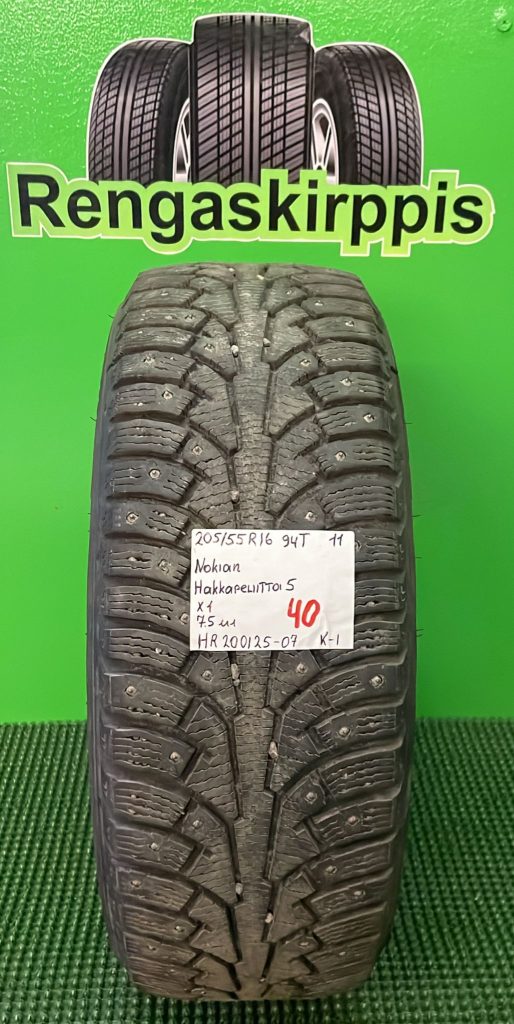 205/55R16 Nokian HKPL 5 94T nasta 7,5mm / K1