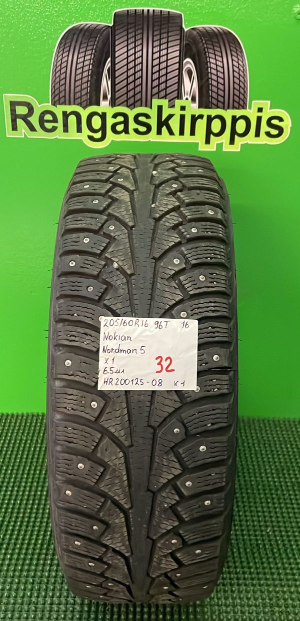 205/60R16 Nokian Nordman 5 96T nasta 6,5mm / K1