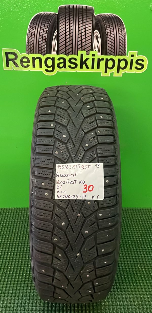 195/65R15 Gislaved NordFrost 100 95T nasta 6mm / K1