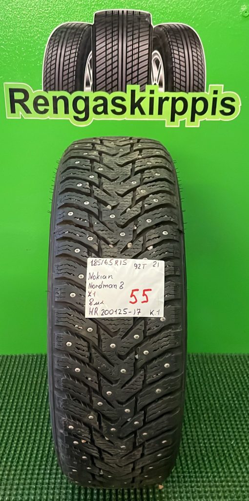 185/65R15 Nokian Nordman 8 92T nasta 8mm / K1