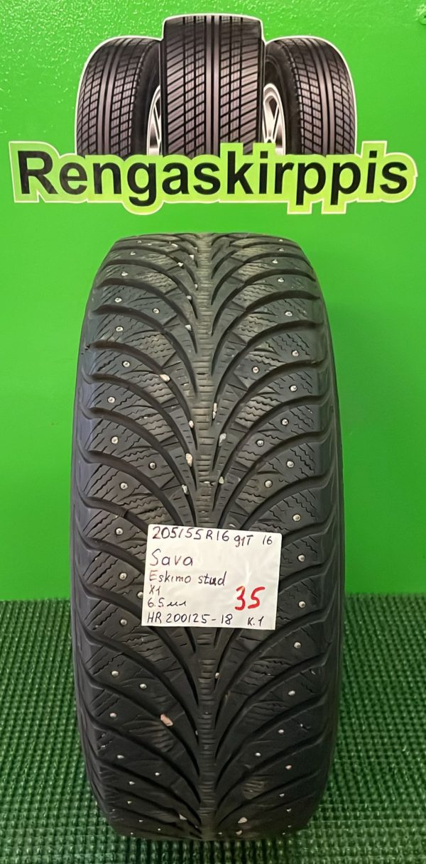 205/55R16 Sava Eskimo Stud 91T nasta 6,5mm / K1