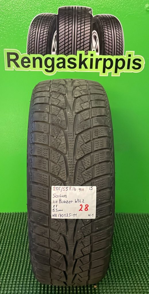 205/55R16 Sailun Ice Blazer WSL 2 91H kitka 5,5mm / K1