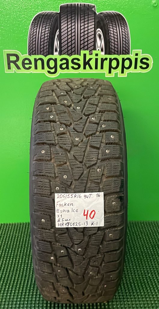 205/55R16 Falken Espia Ice 94T nasta 8,5mm / K1