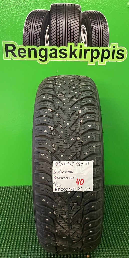 185/60R15 Bridgestone Noranza 001 88T nasta 8mm / K1