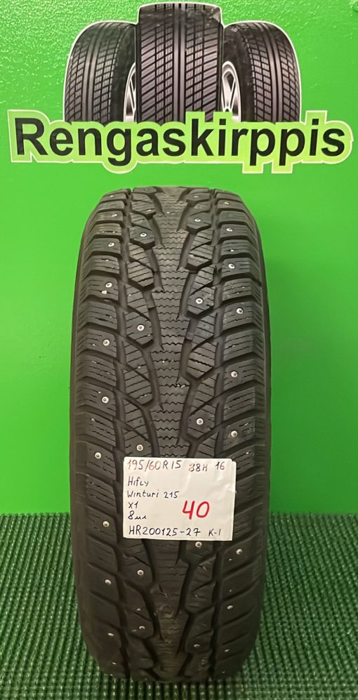 195/60R15 Hifly Winturi 215 88H nasta 8mm / 2P31