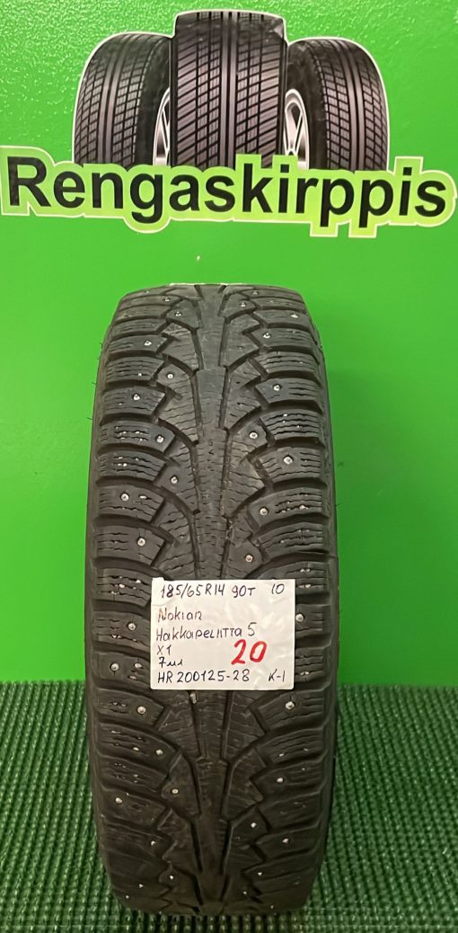 185/65R14 Nokian HKPL 5 90T nasta 7mm / K1