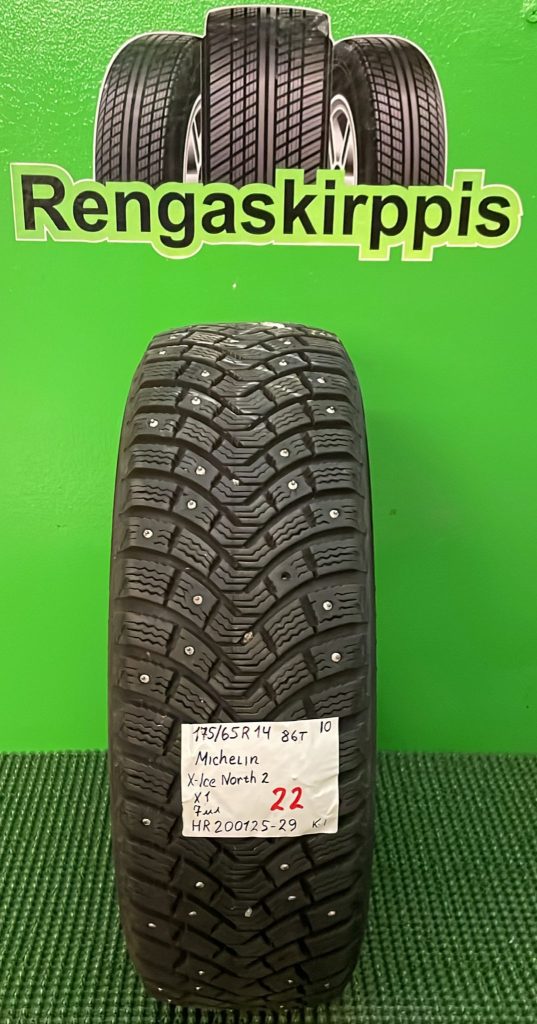 175/65R14 Michelin X-Ice North 2 86T nasta 7mm / K1