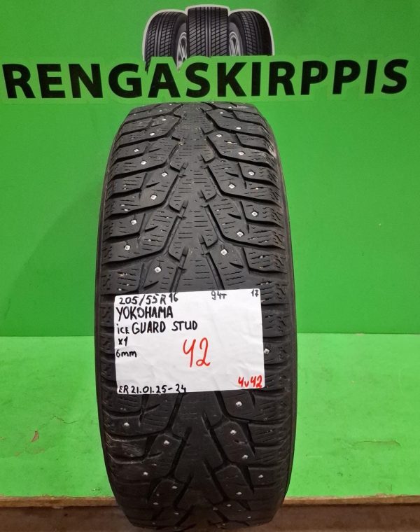 205/55R16 Yokohama Ice Guard Stud 94T nasta 6mm / 4V42