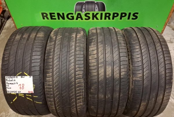 235/40R19 Michelin Primacy 4 96W kesä 4mm / 5P16