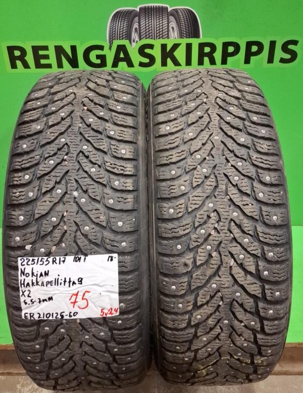 225/55R17 Nokian HKPL 9 101T nasta 6,5-7mm / 5V24