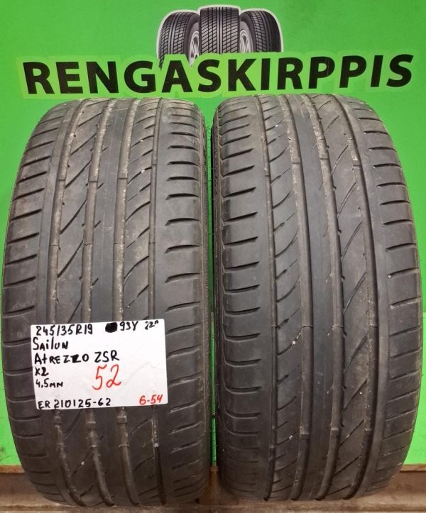 245/35R19 Sailun Atrezzo ZSR 93Y kesä 4,5mm / 6-54