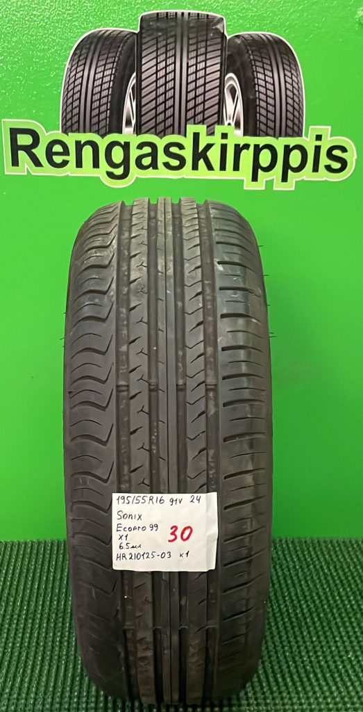 195/55R16 Sonix EcoPro 99 91V kesä 6,5mm / K1