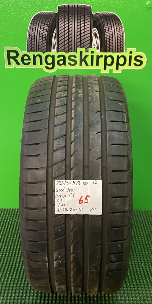 235/35R19 GoodYear Eagle F1 91Y kesä 7mm / K1