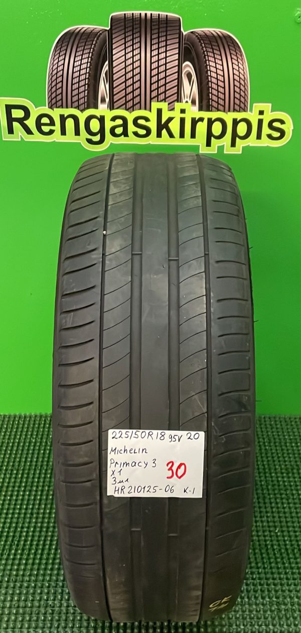 225/50R18 Michelin Primacy 3 95V kesä 3mm / K1