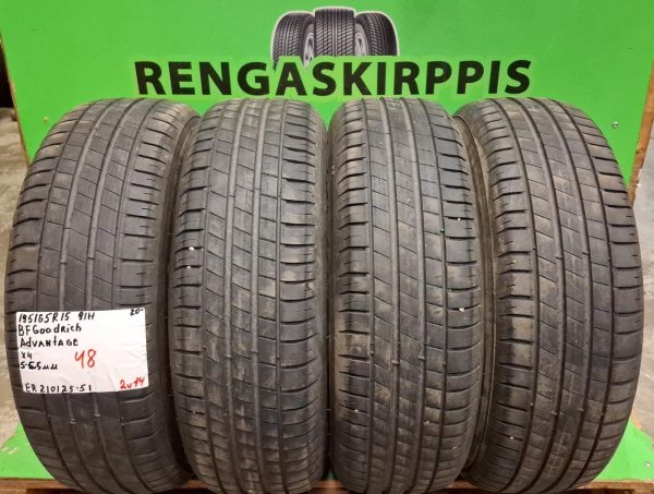 195/65R15 BFGoodrich 91H kesä 5-5,5mm / 2V14