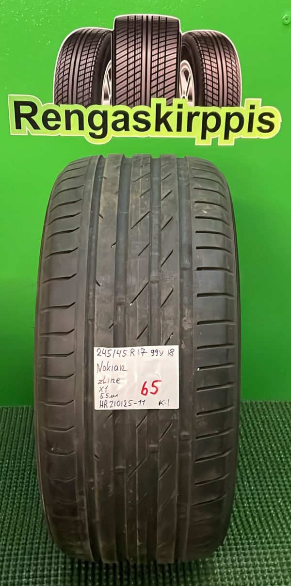 245/45R17 Nokian ZLine 99Y kesä 5,5mm / K1