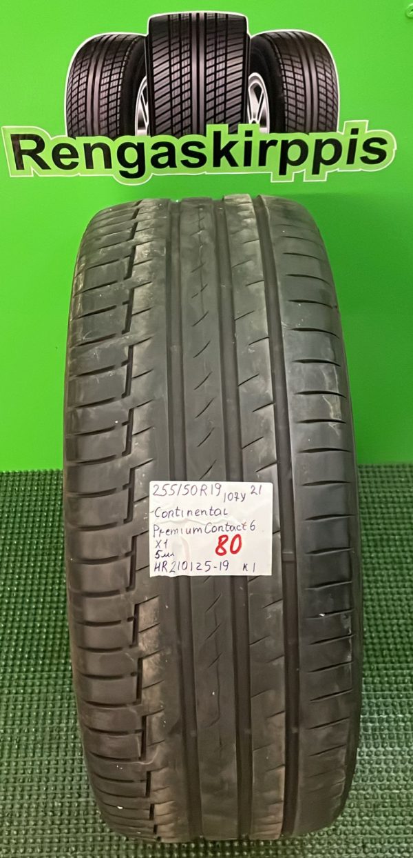 255/50R19 Continental PremiumContact 6 107Y kesä 5mm / K1