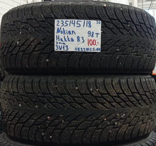 235/45R18 Nokian Hakka R3 98T kitka 7mm / 3V13