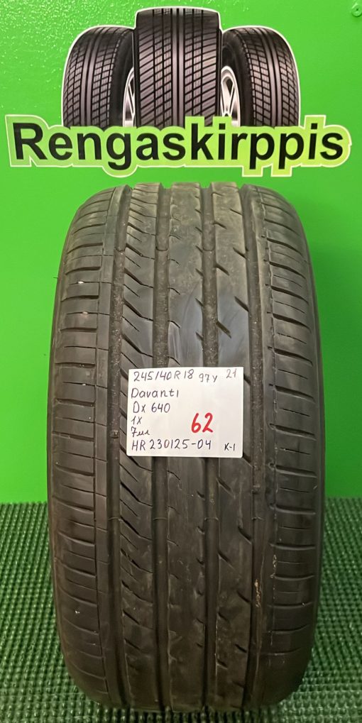 245/40R18 Davanti Dx640 97Y kesä 7mm / K1