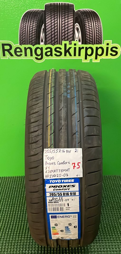 205/55R16 Toyo Proxes Comfort 91V kesä ajamattomat / K1