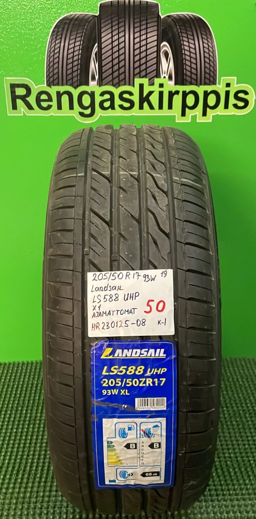 205/50R17 Landsail LS588 UHP 93W kesä ajamattomat / K1