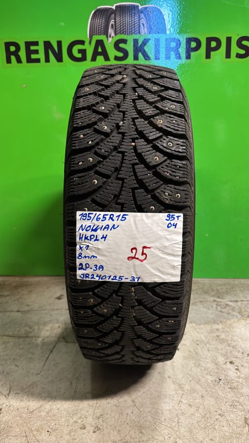 195/65R15 Nokian HKPL 4 95T nasta 8mm / 2P3A