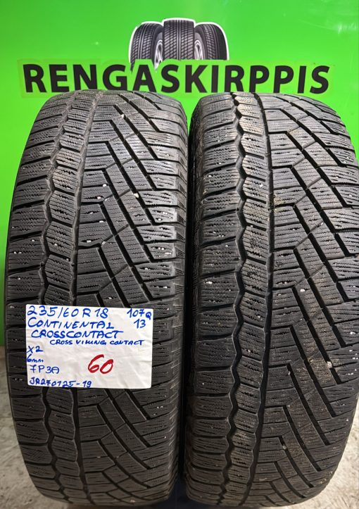 235/60R18 Continental CrossVikingContact 107Q kitka 6mm / 7P3A