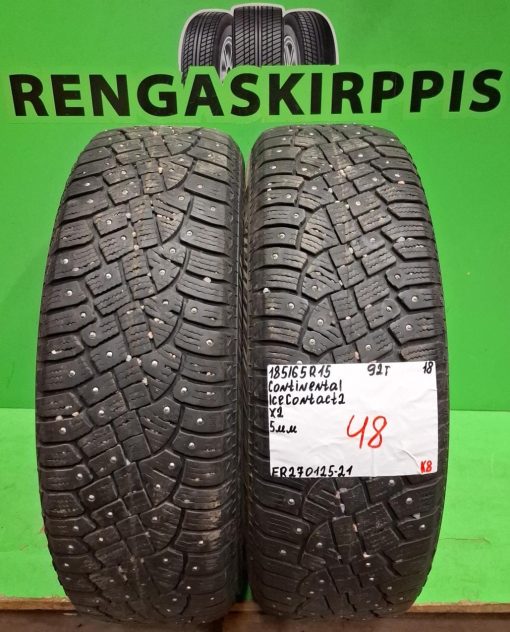 185/65R15 Continental IceContact 2 92T nasta 5mm / K8