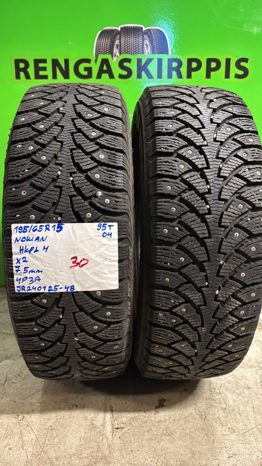 195/65R15 Nokian HKPL 4 95T nasta 7,5mm / 4P3A