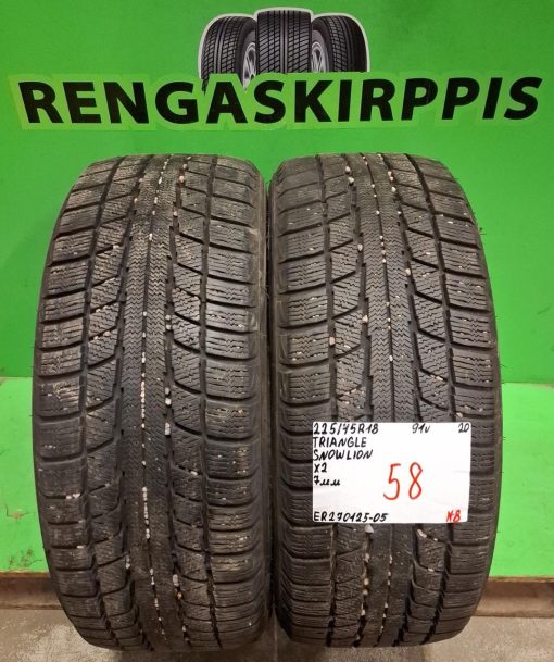 225/45R18 Triangle SnowLion 91V kitka 7mm / K8