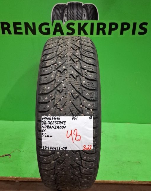 195/65R15 Bridgestone Noranza 001 95T nasta 5,5mm / 3V22