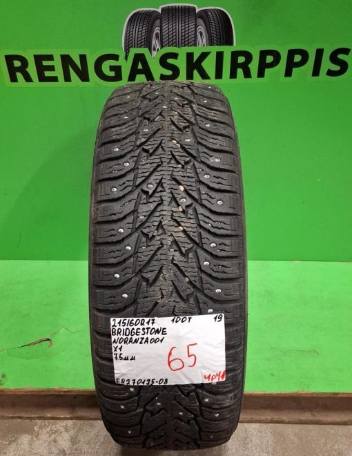 215/60R17 Bridgestone Noranza 001 100T nasta 7,5mm / 4P41