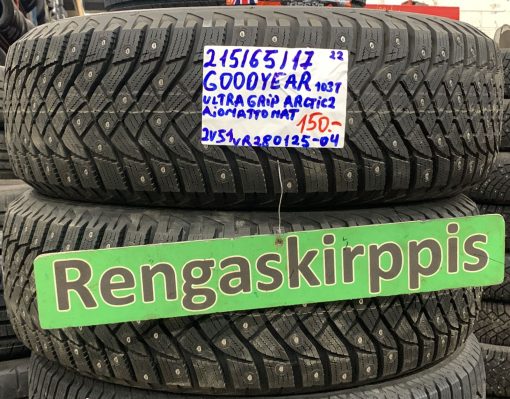 215/65R17 GoodYear UltraGrip Arctic 2 103T nasta ajamattomat / 2V51