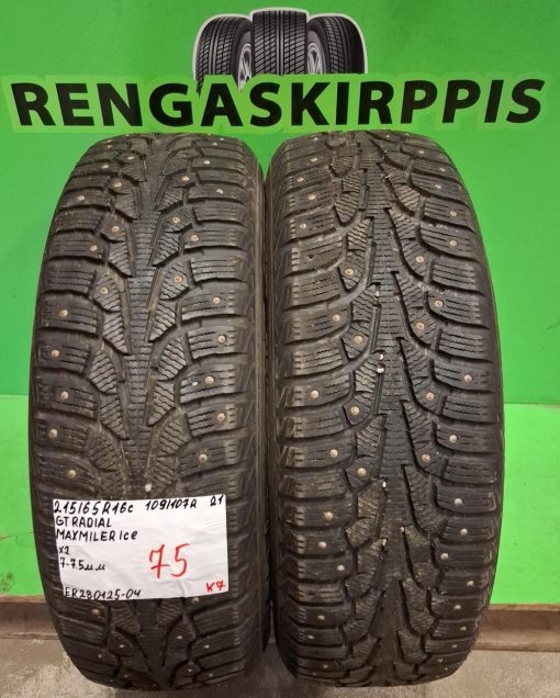 215/65R16C GT Radial Maxmiler Ice 109/107R nasta 7-7,5mm / K7