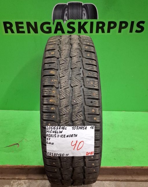 205/65R16C Michelin Agilis X-Ice North 107/105R nasta 6mm / 2P10