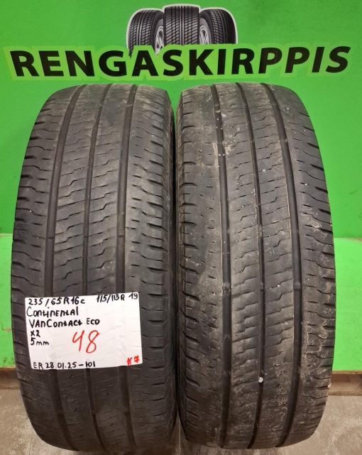 235/65R16C Continental VanContact Eco 115/113R kesä 5mm / K7