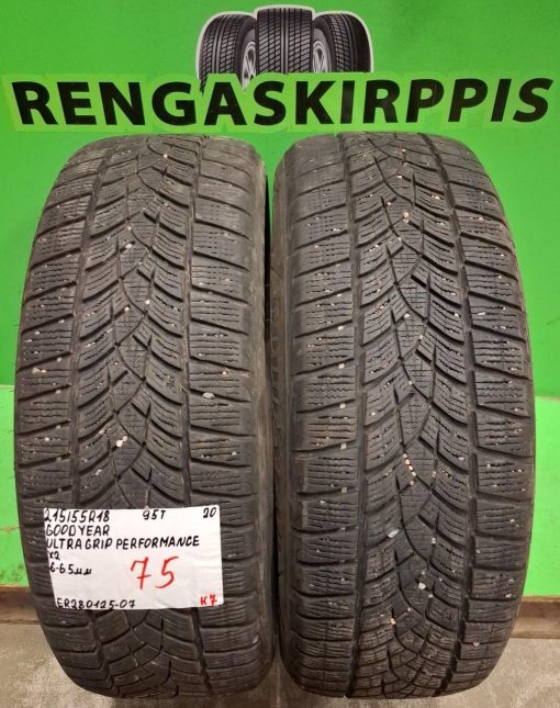 215/55R18 GoodYear UltraGrip Performance 95T kitka 6-6,5mm / K7