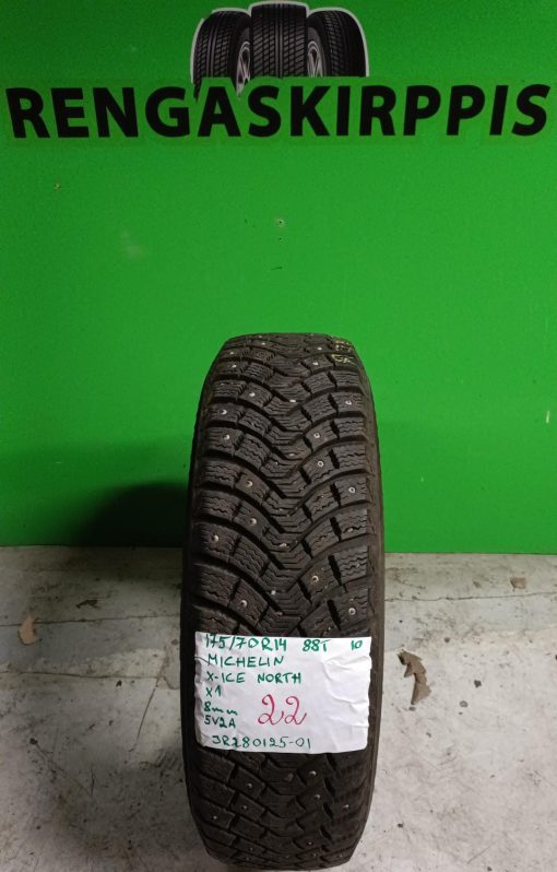 175/70R14 Michelin X-Ice North 88T nasta 8mm / 5V2A