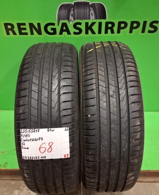 205/55R17 Pirelli Cinturato P7 kesä 6mm / K7