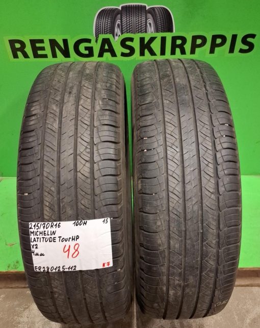 215/70R16 Michelin Latitude Tour HP 100H kesä 4mm / K7