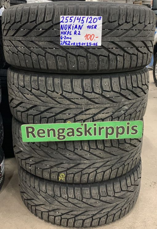 255/45R20 Nokian HKPL R2 105R kitka 6-7mm / 2P62