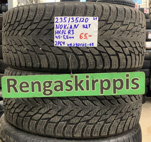 235/35R20 Nokian HKPL R3 92T kitka 4,5-5,5mm / 2P64