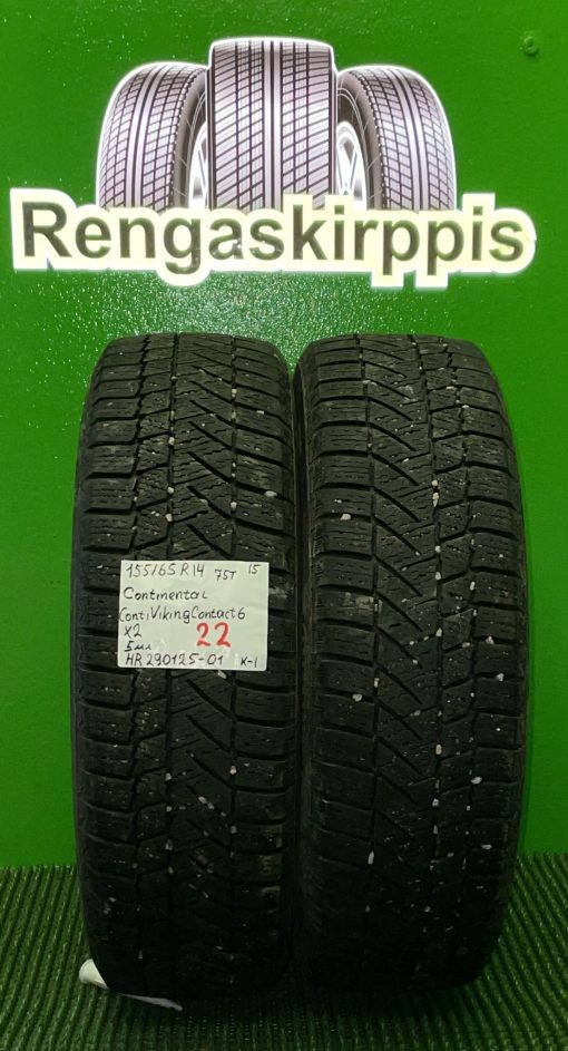 155/65R14 Continental ContiVikingContact 6 75T kitka 5mm / K1