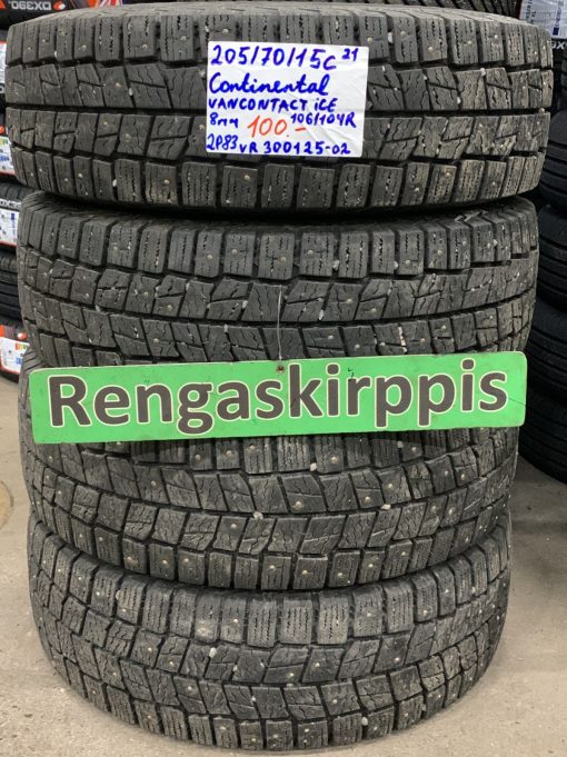 205/70R15C Continental VanContact Ice 106/104R nasta 8mm / 2P83